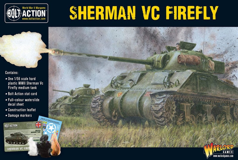 Warlord Games British Army Sherman Firefly Vc - 1:56 / 28mm Plastic Scale Model Tank for Bolt Action Highly Detailed World War 2 Miniatures - Image 4